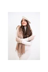 Dwustronny uniwersalny szal z naturalnych materiałów