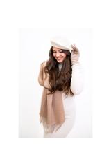 Dwustronny uniwersalny szal z naturalnych materiałów