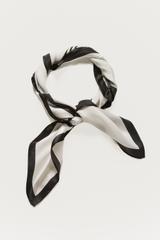 Dwukolorowa apaszka z jedwabiu