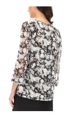 Szyfonowa bluzka zdobiona guziczkami