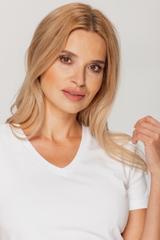 T-shirt z białej bawełny
