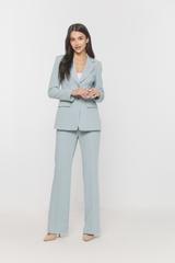 Taliowana pastelowa marynarka z delikatnymi poduszkami