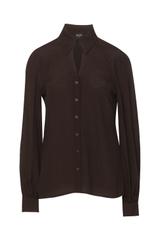 Wiskozowa brązowa koszula w eleganckim wydaniu