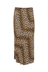 Wiskozowa spódnica w panterkowy wzór z elastyczna talią