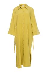 Wiskozowa sukienka szmizjerka z regulowana talią