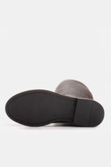 Wysokie kozaki ze skóry licowej