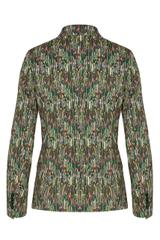 Wzorzysty żakiet z podszewką