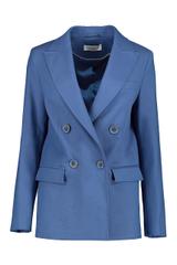 Niebieska elegancka marynarka