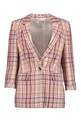 Marynarka w różowej tonacji