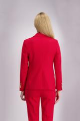 Czerwona elegancka marynarka