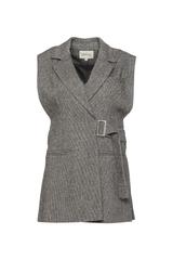 Zakładana kamizelka z klamerką i dodatkiem wełny