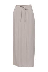 Zwiewna długa spódnica z bocznymi rozcięciami