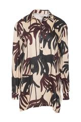 Zwiewna koszula z wiskozy z bocznymi rozcięciami