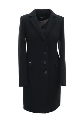 Windsor Kr\u00f3tki p\u0142aszcz czarny W stylu casual Moda Płaszcze Krótkie płaszcze 