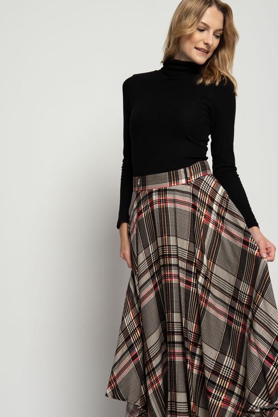 Długa spódnica z kieszeniami - 3