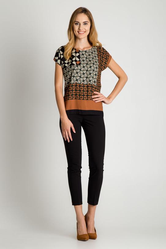 Kimonowa bluzka z łezką na plecach - 3