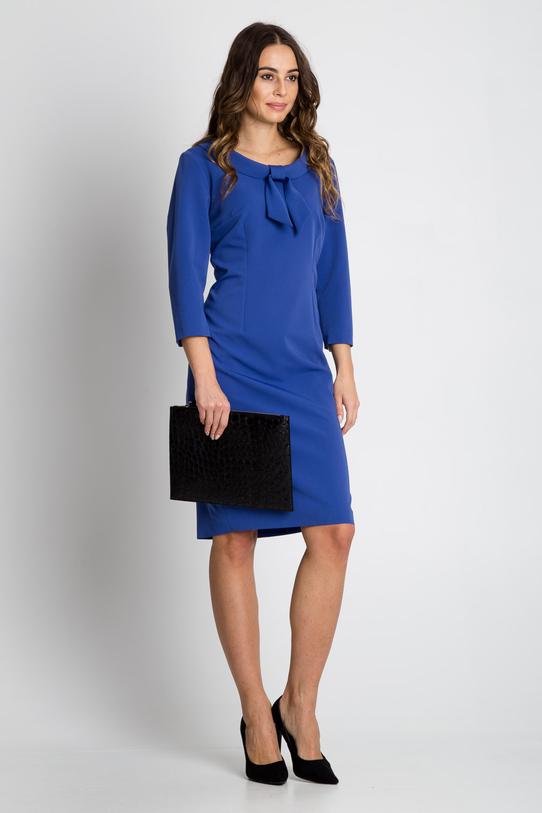 Niebieska elegancka sukienka