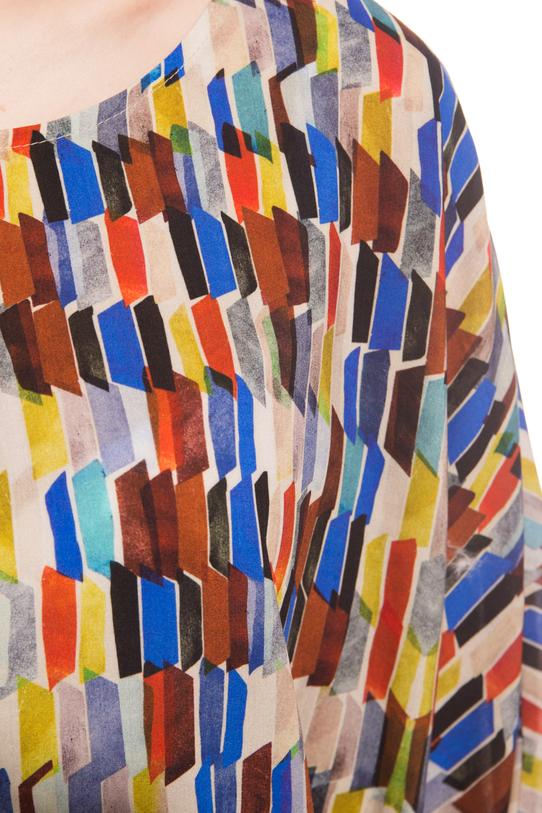 Patterned blouse with 3/4 sleeves - 4