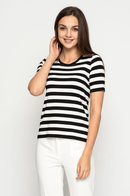 Wizualizacja Czarno-biała bluzka w paski