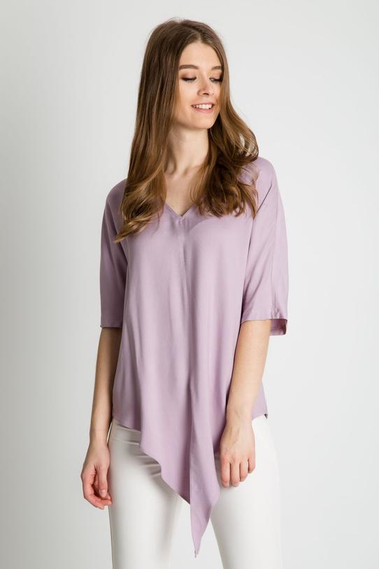 Wizualizacja Luźna bluzka z wiązaniem u dołu