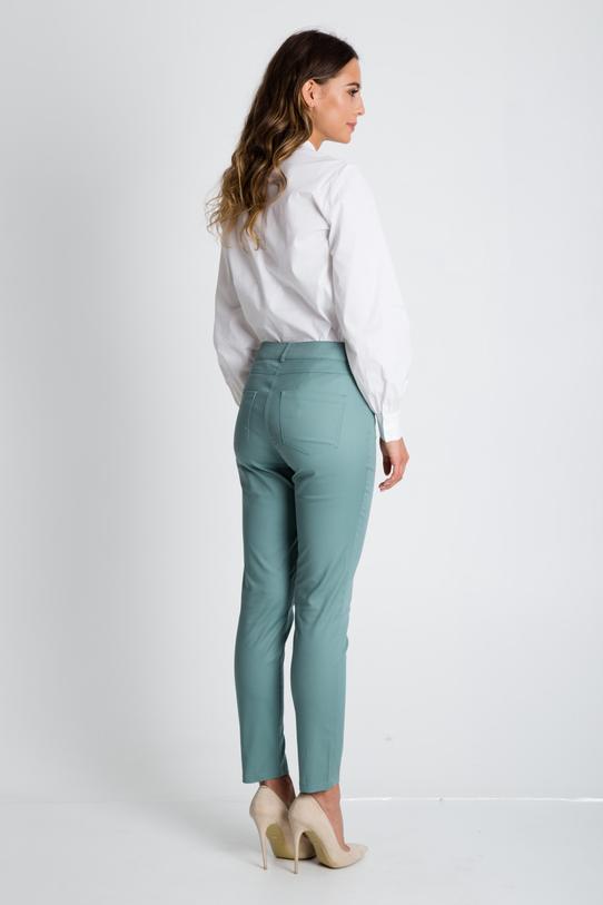 Morskie eleganckie spodnie