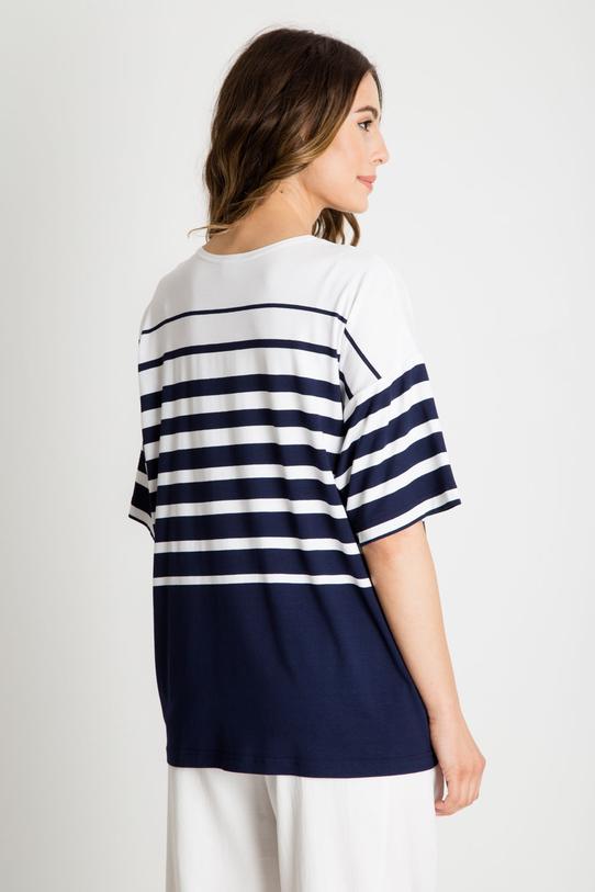 Oversize'owa bluzka w paski