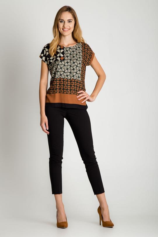 Kimonowa bluzka z łezką na plecach - 2