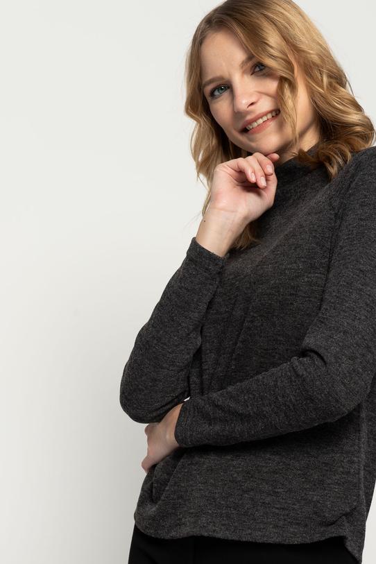 Sweter z asymetryczną stójką - 2