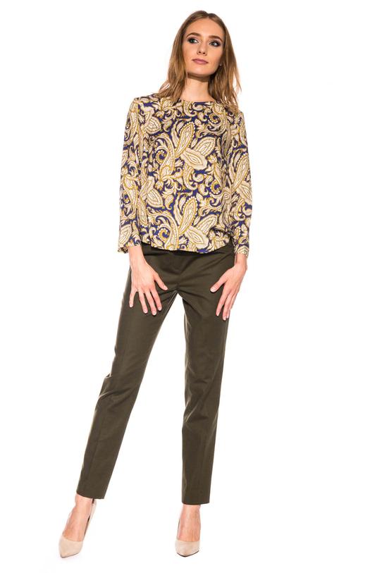 Patterned blouse with 3/4 sleeves - 2