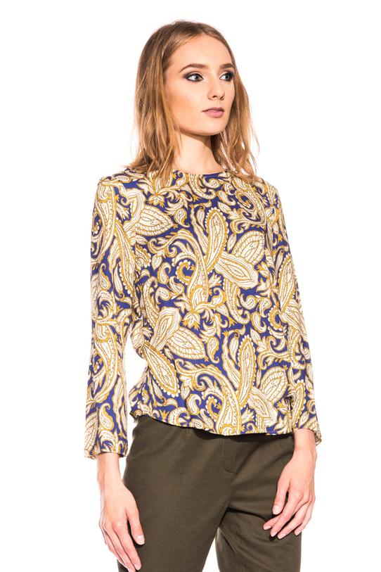 common:product-alt-prefix Patterned blouse with 3/4 sleeves
