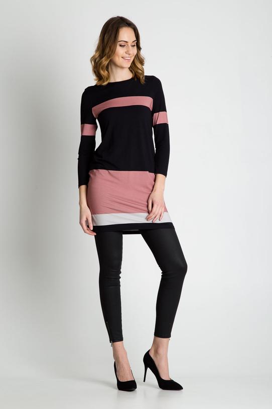 Wizualizacja Długa tunika z rękawem 3/4