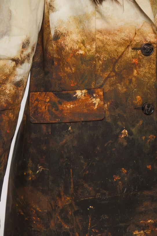 Bawełniana prosta marynarka z linii Bialcon Art - 5