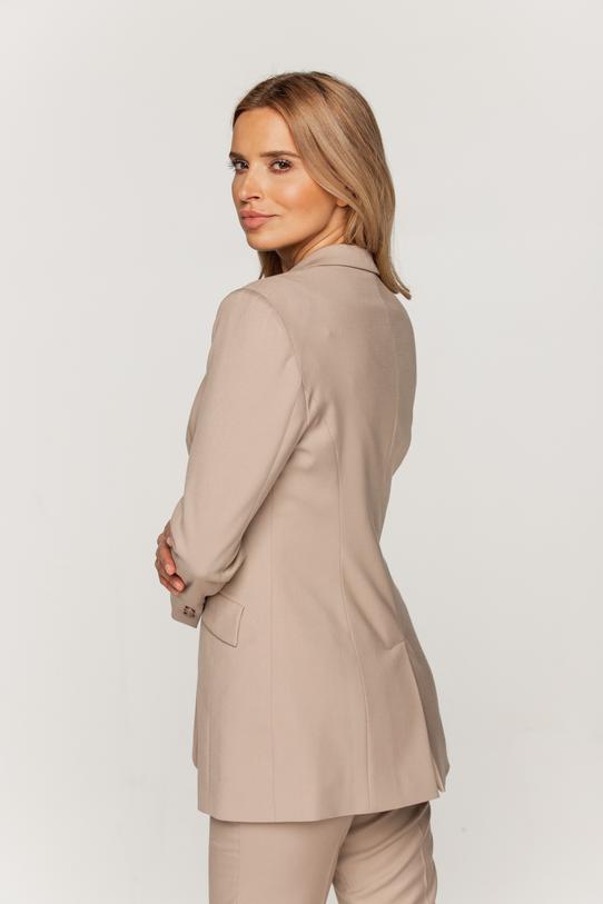 Beżowa elegancka marynarka
