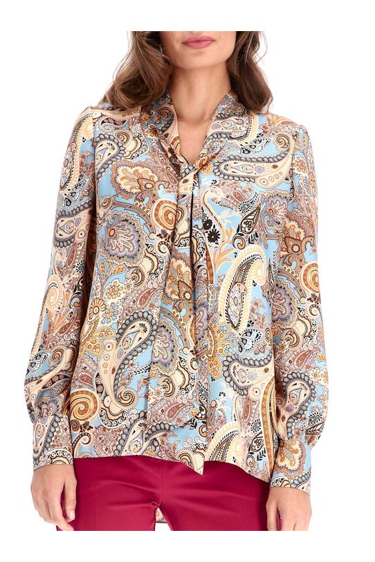 Wizualizacja Pastelowa bluzka z wiązaniem