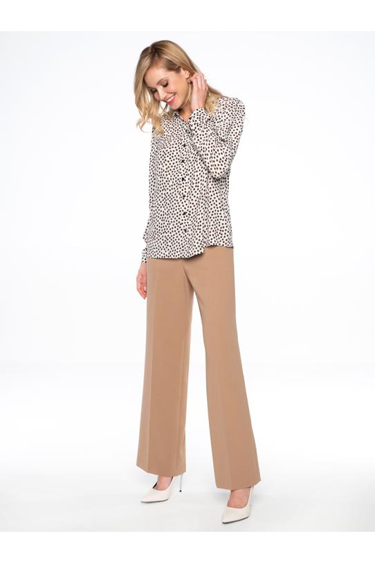 Damska koszula z bufkami i mankietami - 1