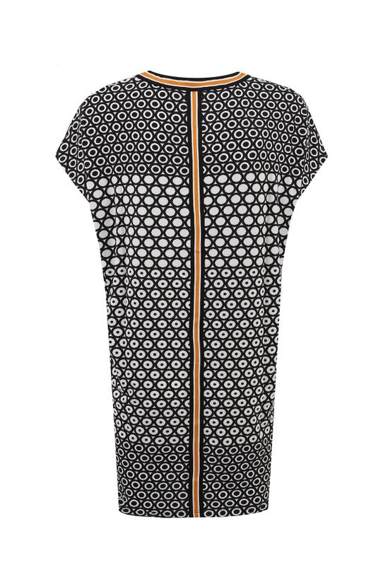 Wiskozowa tunika z dekoltem V - 6