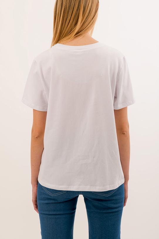 Luźny t-shirt z kieszonką