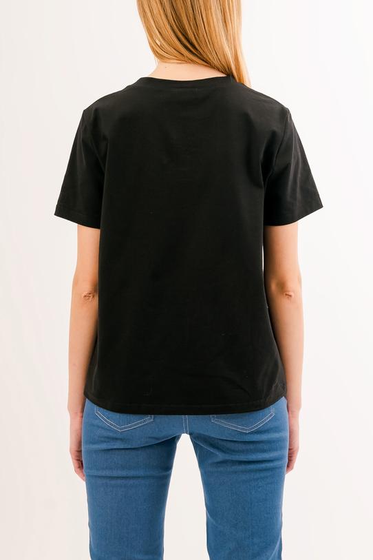 Czarny T-shirt z kieszonką