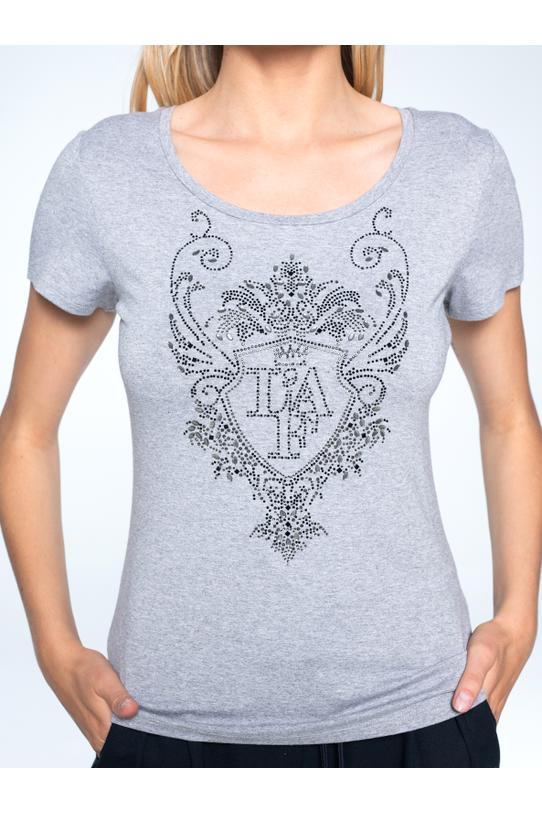 Bluzka z połyskującą aplikacją - 5