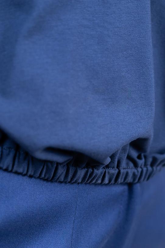 Bluzka granatowa z dekoltem v i rękawem 3/4 - 6