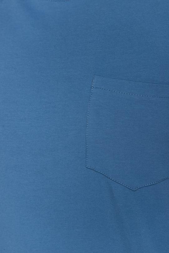 T-shirt z kieszonką o prostym kroju