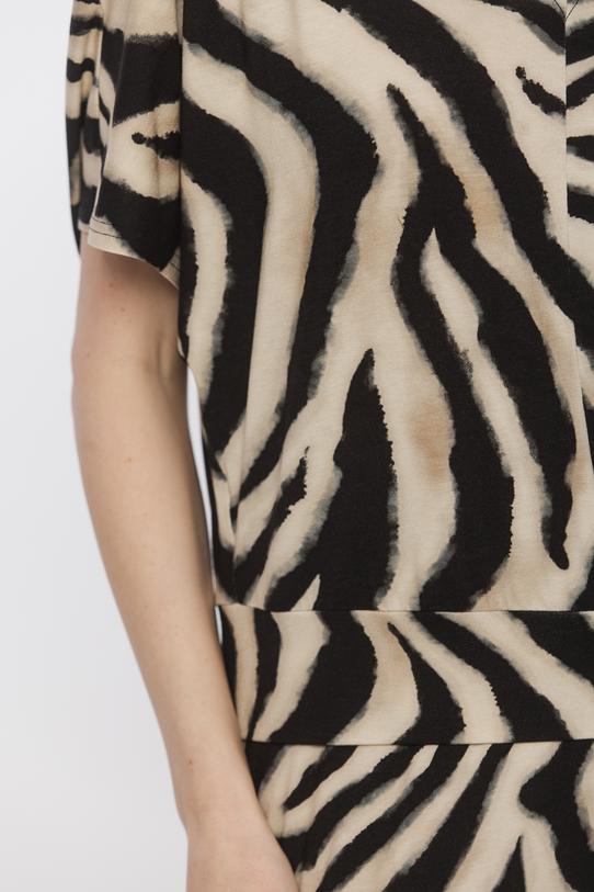 Bluzka w zwierzęcy wzór z dzianiny wiskozowej - 5