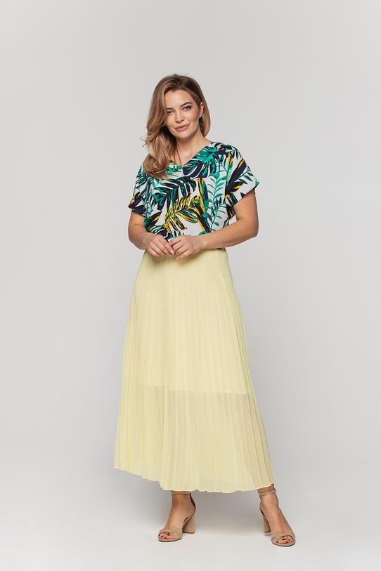 Wizualizacja Kimonowa luźna bluzka z dekoltem w serek