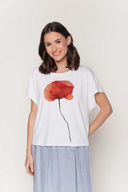 Bluzka z miękkiej przyjemnej wiskozy - 2