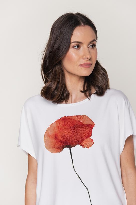 Bluzka z miękkiej przyjemnej wiskozy - 4