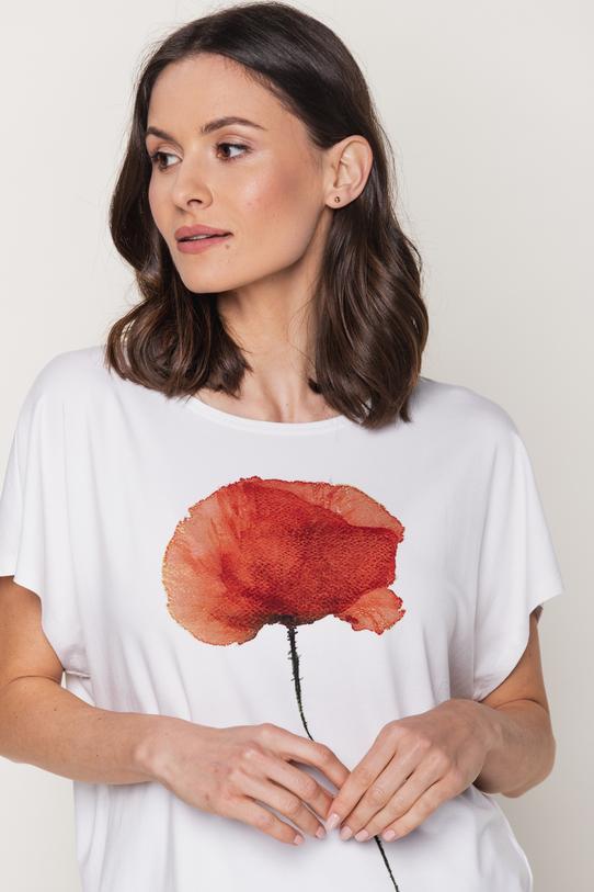 Bluzka z miękkiej przyjemnej wiskozy - 5