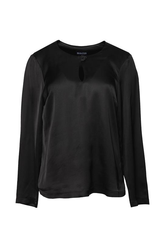 Bluzka z ozdobnym guzikiem przy dekolcie - 1