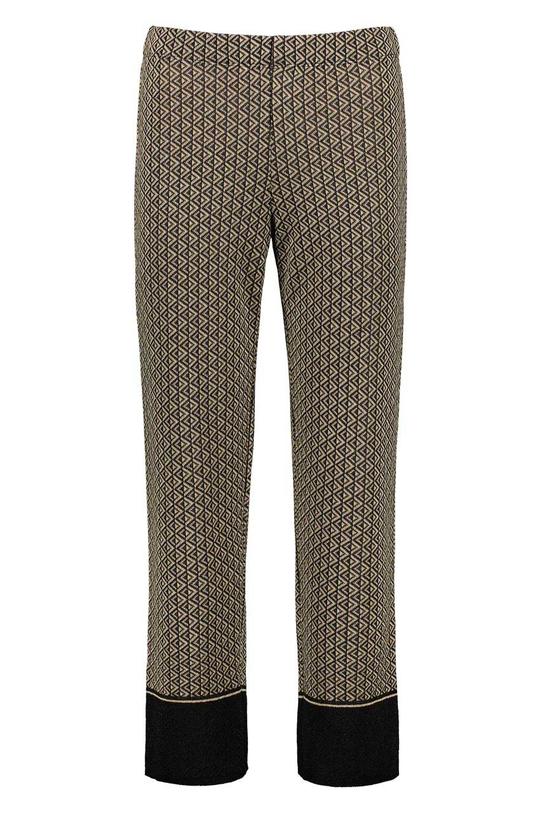 Wzorzyste dzianinowe spodnie - 1