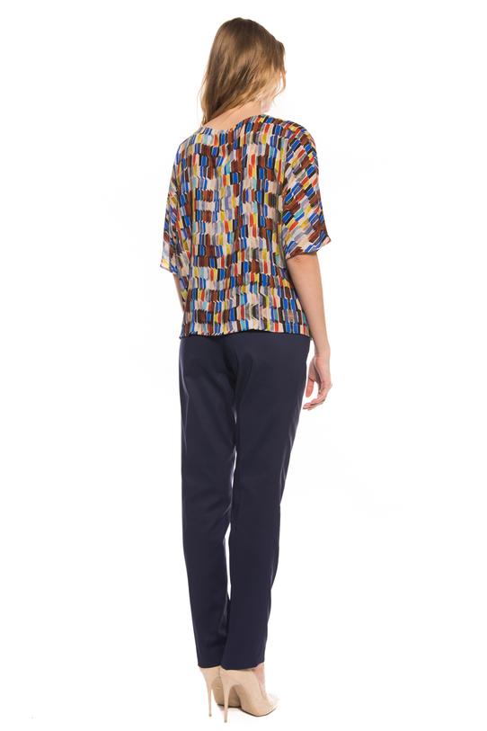 Patterned blouse with 3/4 sleeves - 2