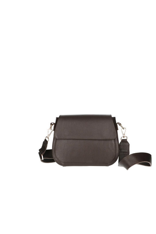 Wizualizacja Codzienna luksusowa torebka w kolorze gorzkiej czekolady